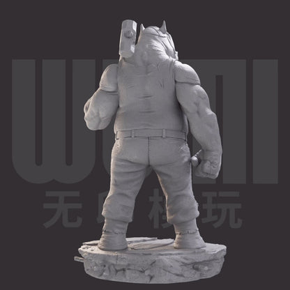 1/24 resin figure model Anime character Rhino Man Unassembled unpainted
