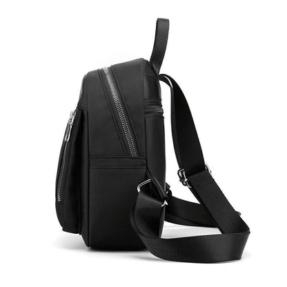 Oxford Backpack Travel Waterproof Nylon School Bag Zipper Tote Shoulder Bags 1PC