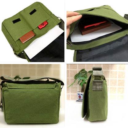 China Chairman Mao "Service to the People" Shoulder Bag Green Messenger Bag