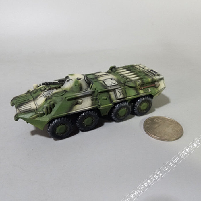 1/72 Russian btr-80 wheeled armored vehicle model camouflage