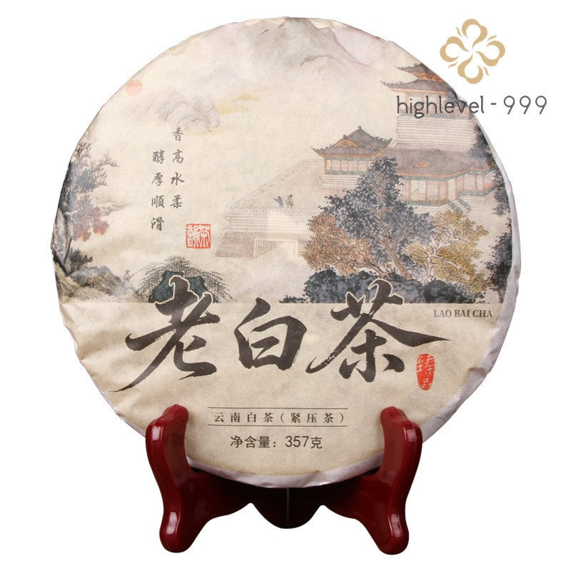 357g White Tea 3 Years Yunnan Wild Gongmei Old White Tea Compressed Tea Cake