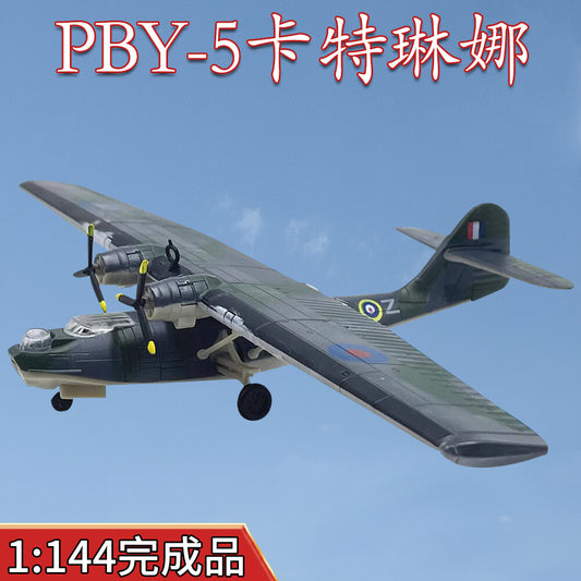 1:144 British Pby-5 Catalina Seaplane Model Wwii Reconnaissance Static Ornament