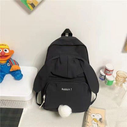 Women Backpack Canvas Teenage Bags Candy Color School Bag Outdoor Travel College