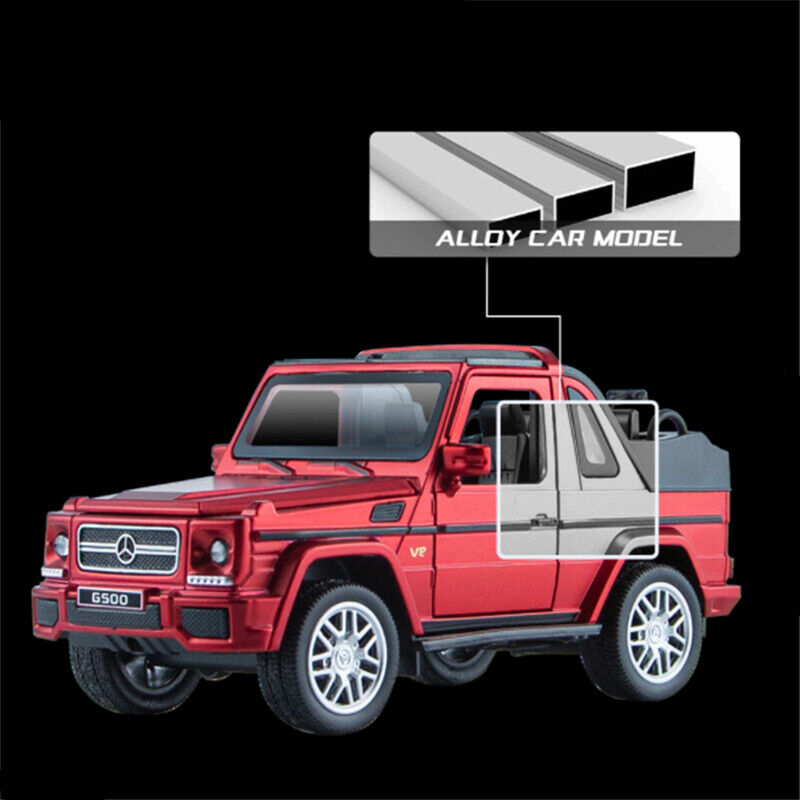 1:32 Mercedes Benz G500 Pickup Diecast Model Car Toy Vehicle Truck Kids Gift