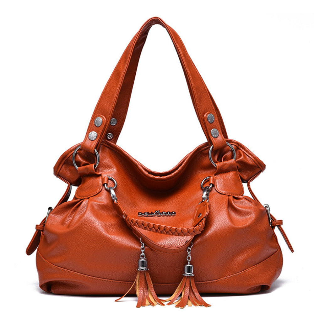 Womens Ladies PU Leather Handbags Shoulder Messenger Satchel Tote Crossbody Bags