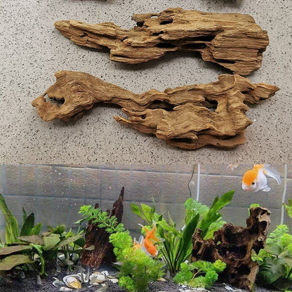 Aquarium Decoration Fish Tank Ornaments Driftwood Natural Tree Trunk Wood 5-40cm