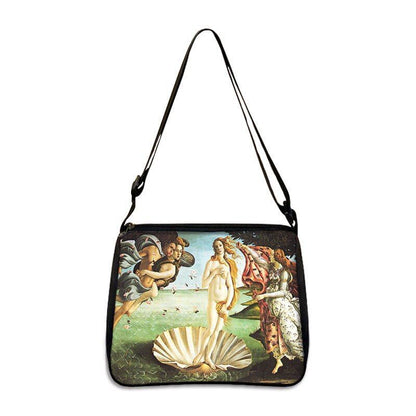 Famous Paintings Handbag Women Shoulder Bags Shopping Bag Canvas Pouch Zipper