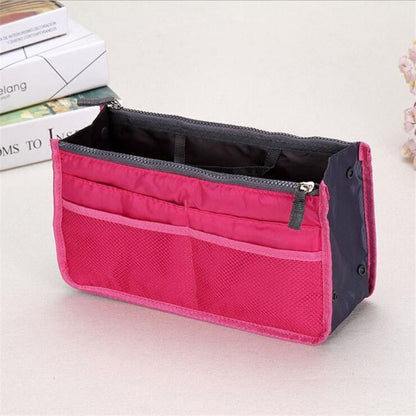 Traveling Bag Cosmetic Handbag Makeup Pouch Storage Organizer Large Nylon Purse