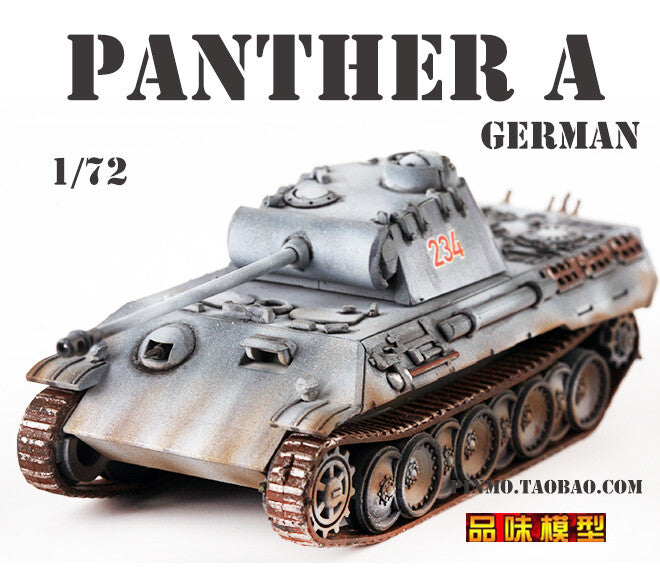 1/72 German Panther Tank Model Painting in Winter