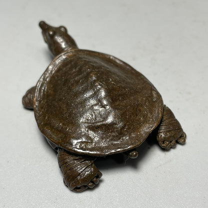 Bronze Turtle Longevity Turtle Pendant Handle Small Bronze Turtle Tea Pet Statue
