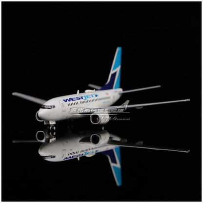 1:400 GeminiJets WESTJET BOEING B737-600 Airplane Diecast Plane Aircraft Model