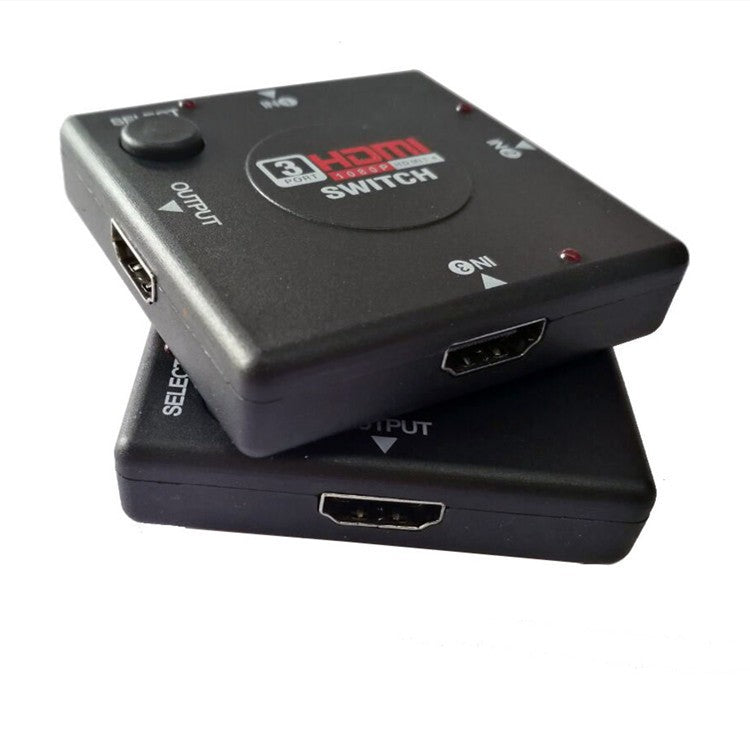 10.2G Data Transfer Speed Square Box 3-Port HDMI Switcher 3 in 1 out 1080p 3D