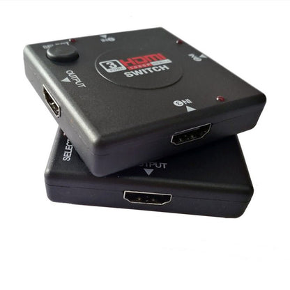 10.2G Data Transfer Speed Square Box 3-Port HDMI Switcher 3 in 1 out 1080p 3D