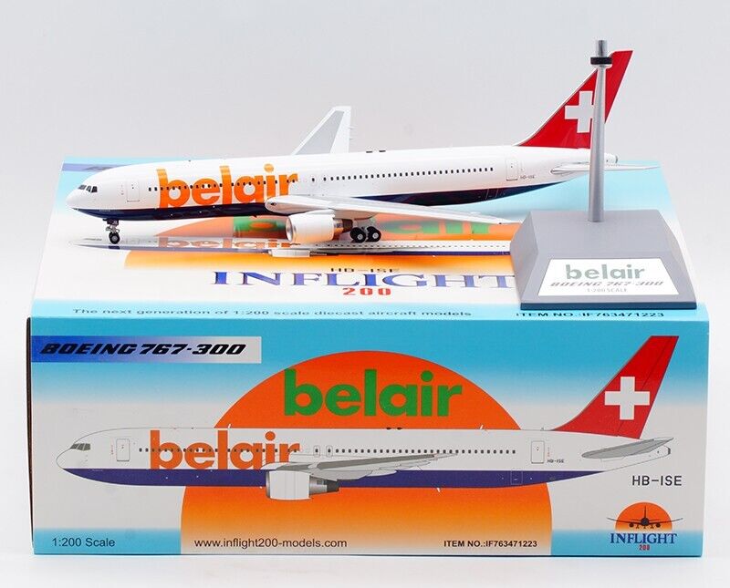 1:200 InFlight Belair BOEING 767-300 Passenger Airplane Diecast Aircraft Model