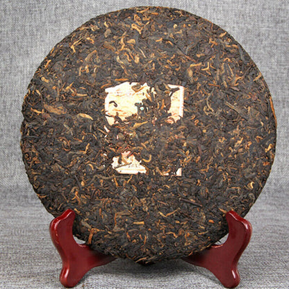 400g Top Puwen YUNYA Puer Ripe Pu-erh "Phoenx" Feng Bing Shu Puerh Tea Cake