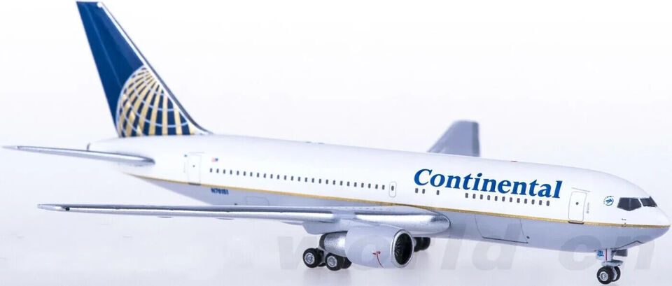1:400 Aeroclassics Continental BOEING 767-200 Passenger Airplane Diecast Model