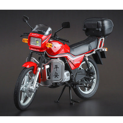 1/12 1998 Suzuki GS125 Motorcycle Model Diecast Toy Motorcycle for Kids Boys
