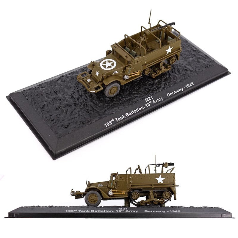 IXO 1:72 Modern US Army M21 Mortar Half Track Alloy Finished Tank Model