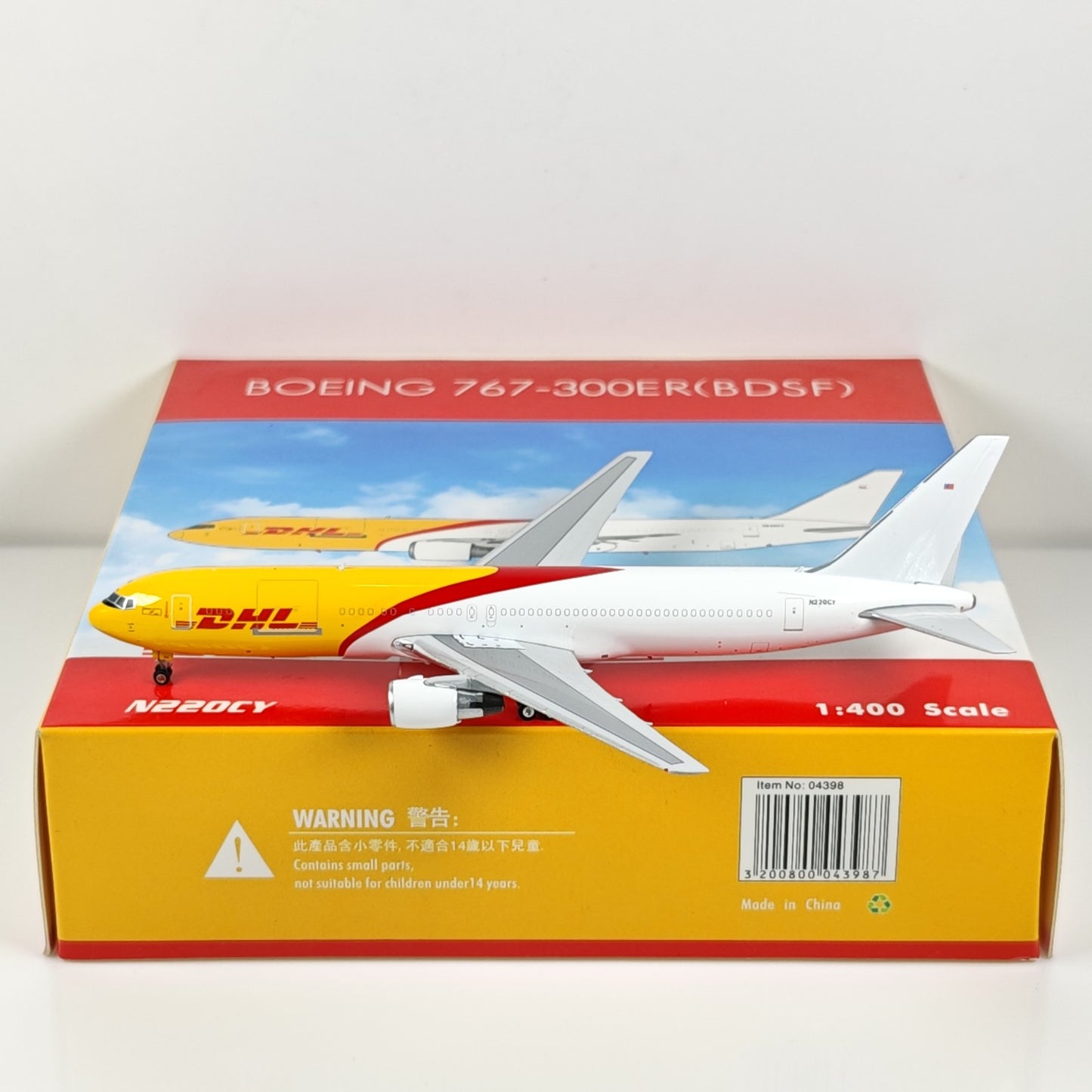1:400 Phoenix DHL B767-300F N220CY Airplane Diecast Aircraft Plane Model