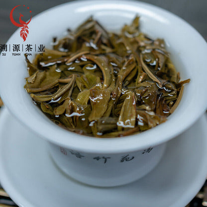 357g Old Banzhang Puerh Raw Tea Cake Yunnan Ancient Puerh Seven Seed Cake Tea