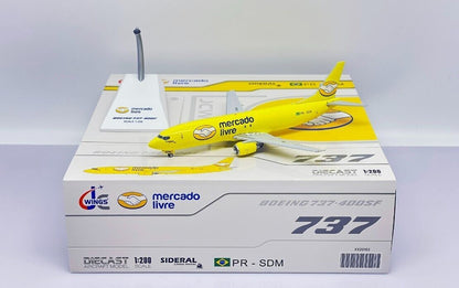 1:200 JC Wings Mercado Livre BOEING 737-400 Passenger Airplane Diecast Model