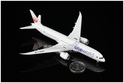 1:400 JC Wings JAPAN AIRLINES Oneworld BOEING 787-9 Airplane Diecast Plane Model