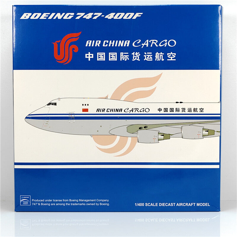 1:400 JC Wings AIR CHINA CARAO BOEING B747-400F Airplane Diecast Aircraft Model