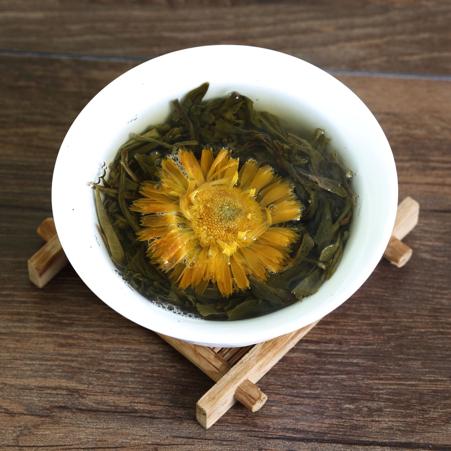 GOARTEA 2017 Year Calendula Officinalis Yunnan Puer Tea Pu'er Puerh Tea Raw Ball-