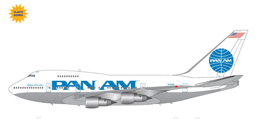 1:200 Geminijets Pan Am Boeing 747SP N895FD Passenger Airplane Diecast Model