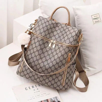 Backpacks for Women Fashion Leather Bag Multipurpose Design Convertible Satch