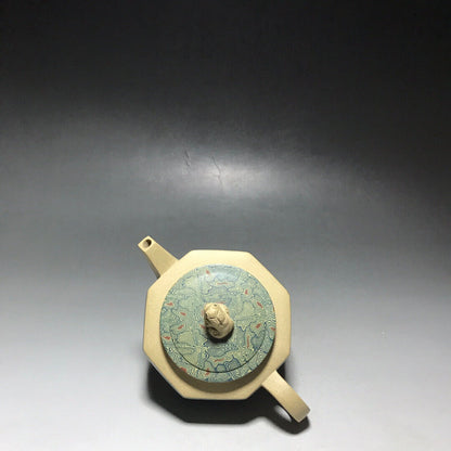 Chinese Yixing Zisha Clay Handmade Exquisite Teapot （八方祥瑞 底款：如图）