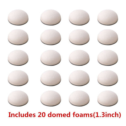 Scrapbooking Stamping Tool Round Domed Foam Refill Mini Ink Blending Jar 10-50Pc