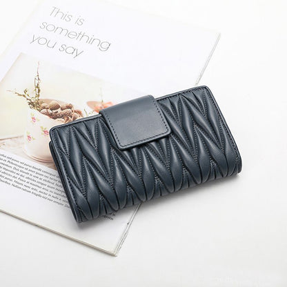 Genuine Leather Wallet Long Large Handbag Zipper Multifunctional 16*10*3 CM 1 PC