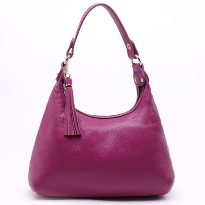 Luxury Handbags Genuine Leather Messenger Bags Tassel Crossbody Bag 29*8*27 CM