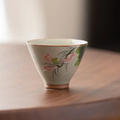 60ml Ceramics Hand Painted Teacup Master Cup Vintage Chinese Kung Fu Teaset