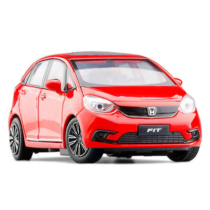 1/32 Scale Honda Fit Model Car Metal Diecast Toy Cars Boys Toys for Kids Gifts