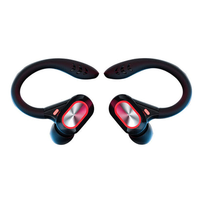 Bluetooth Headset 5.0 True Wireless Earbuds Headphones Ear Hook With Power Bank
