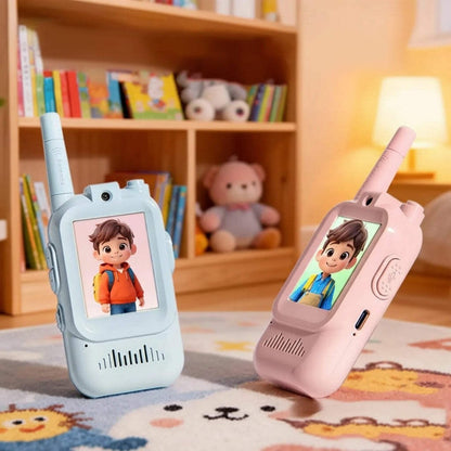 Kids Video Walkie Talkie with HD Screen | USB-C Rechargeable