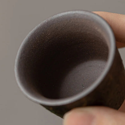 Kiln Change Retro Teacup Household Tea Cup Ceramic Tea Cup Thickness Cup