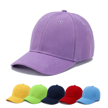 Youth Kids Trucker Baseball Hats Cap Plain Boys Girls Children Sun Visor Hat *US