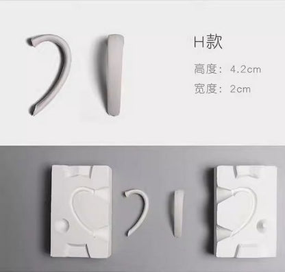 Pottery Tools Ceramics Plaster Gypsum Moulds DIY Clay Coffee Cups Handle Shapers