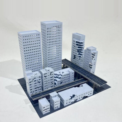 1/300 Building Model City Street House Scene Display Model