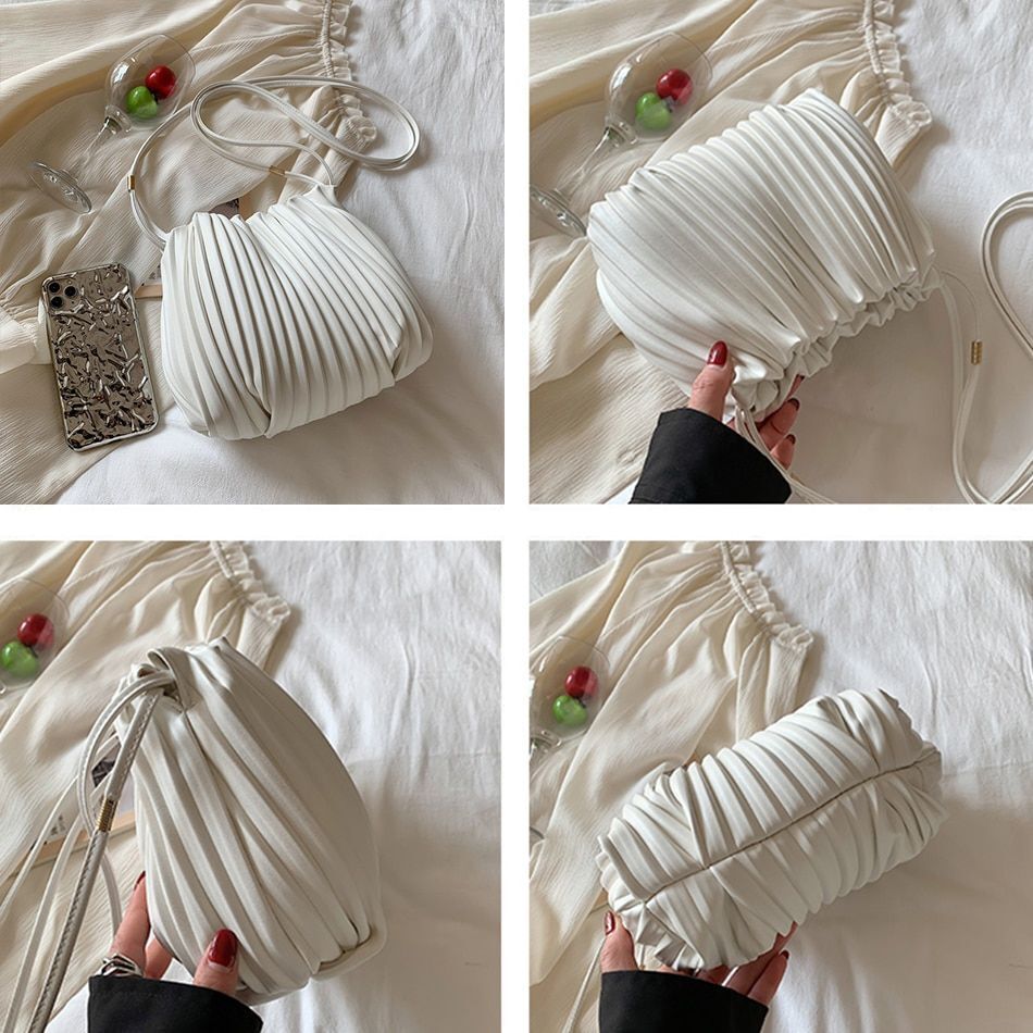Luxury Bucket Bag Soft Leather Side Shoulder Bag Crossbody Bag Fashion Handbags