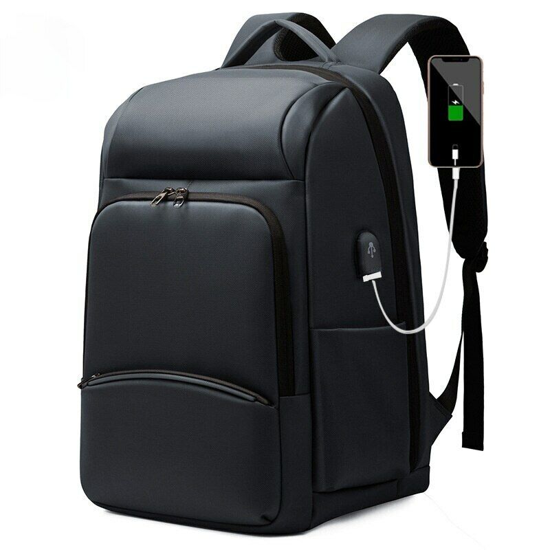 Large Capacity Backpack Men Business Bag Anti-theft 17 inch Laptop Work Travel