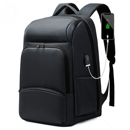 Large Capacity Backpack Men Business Bag Anti-theft 17 inch Laptop Work Travel