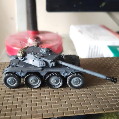 3D Printed 1/72 French Panhard Ebr 105 Light Tank Finished Product