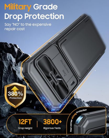 for Google Pixel 10 Pro Case/Pixel 10 Case with Card Holder【Rfid Blocking】& Slid