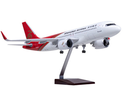 1:80 47CM Shenzhen Airlines AIRBUS A320neo Airplane Landing Gear Resin Model