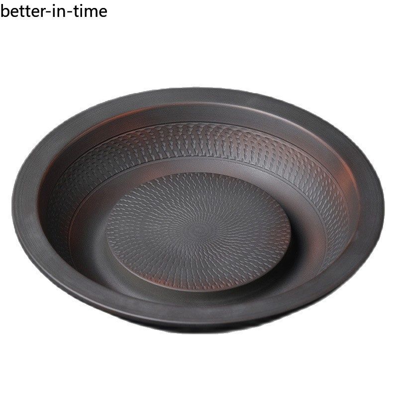 Purple Pottery Pot Bearing Water Storage Kettle Mat Sand Teapot Base Tea Tray