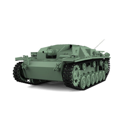 SSMODEL SS87718 1/87 HO Scale Railway Military Model Kit StuG.III Ausf.B